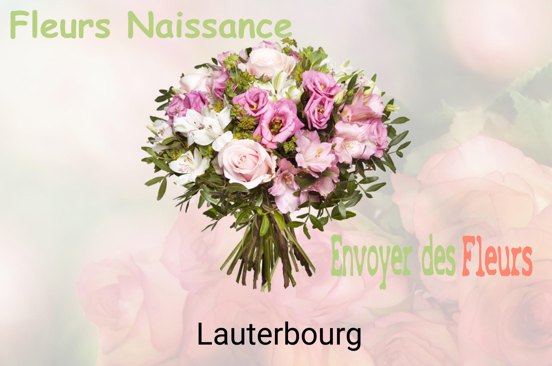Bouquet de fleurs de naissance livré à Lauterbourg